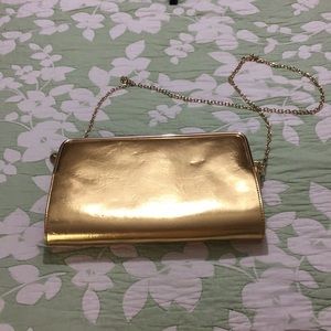 Melie Bianco Gold Purse